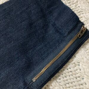 J.Crew stretch dark wash size 6 city fit side zipper jeans